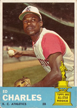 1963 Topps Baseball Cards      067      Ed Charles